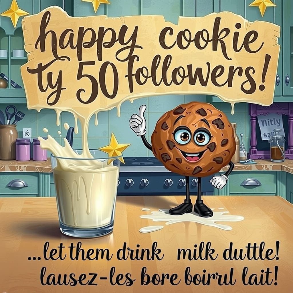 Milk and Cookies Celebration in a Cozy Kitchen