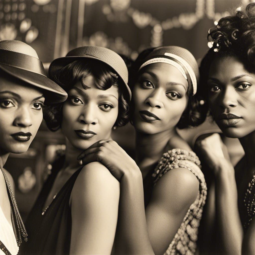 Strong Women in a 1920s Speakeasy