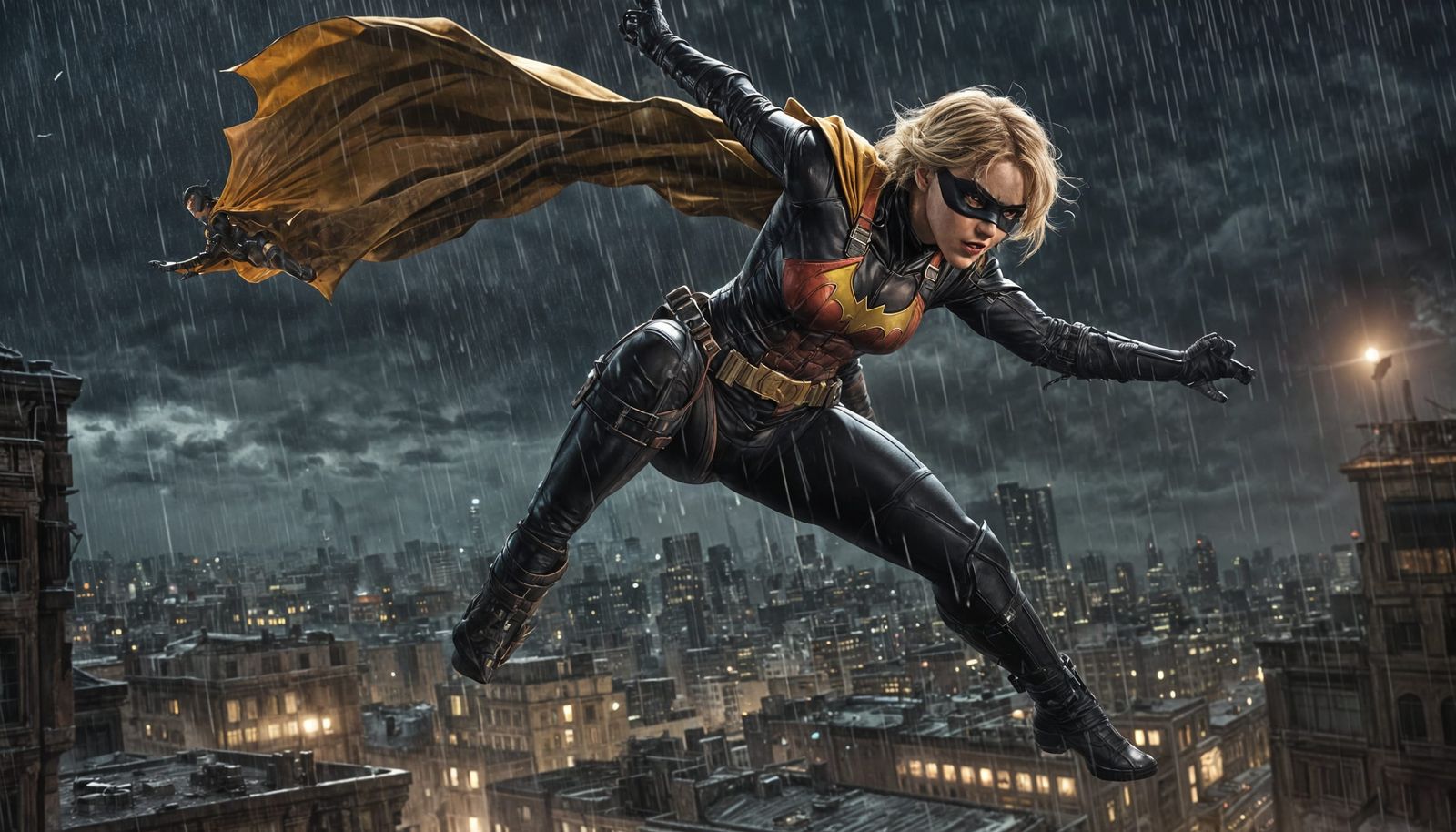 Spoiler Leaps into Action: Dark Knight Returns Style