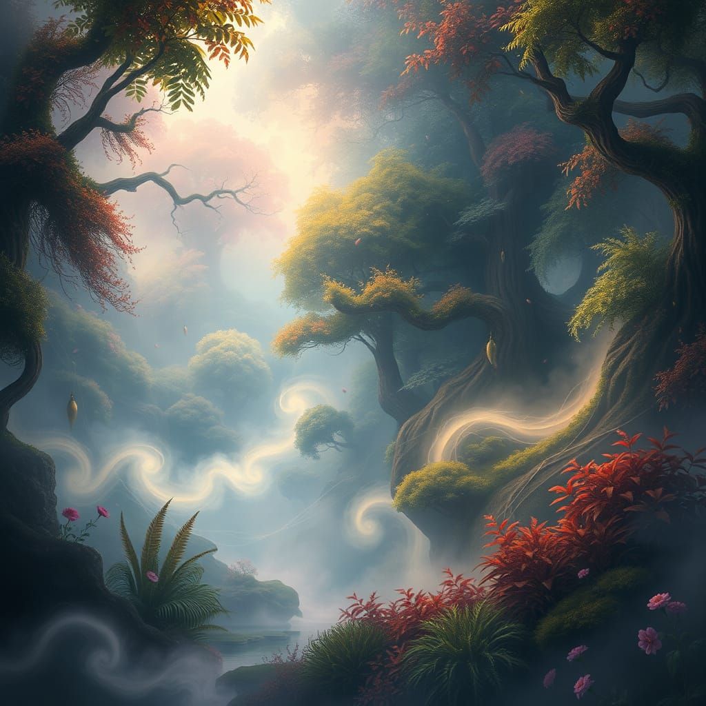 Whispers of a Hidden Realm in Ethereal Dreamscapes