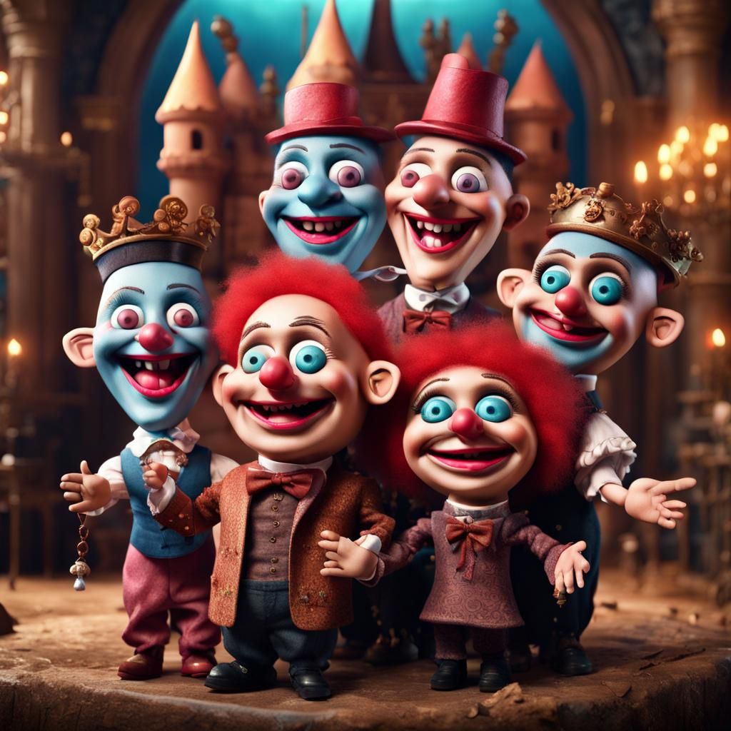 A family of creepy crazy gaspars