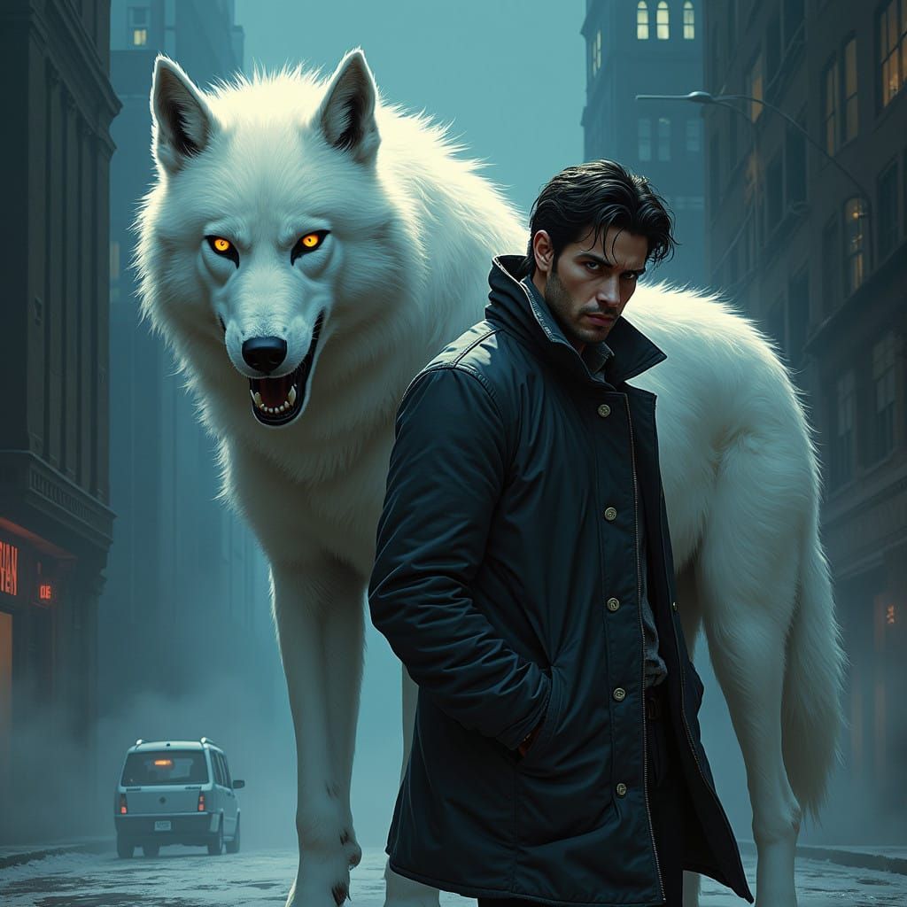 Gritty Supernatural Detective Meets Fierce White Werewolf