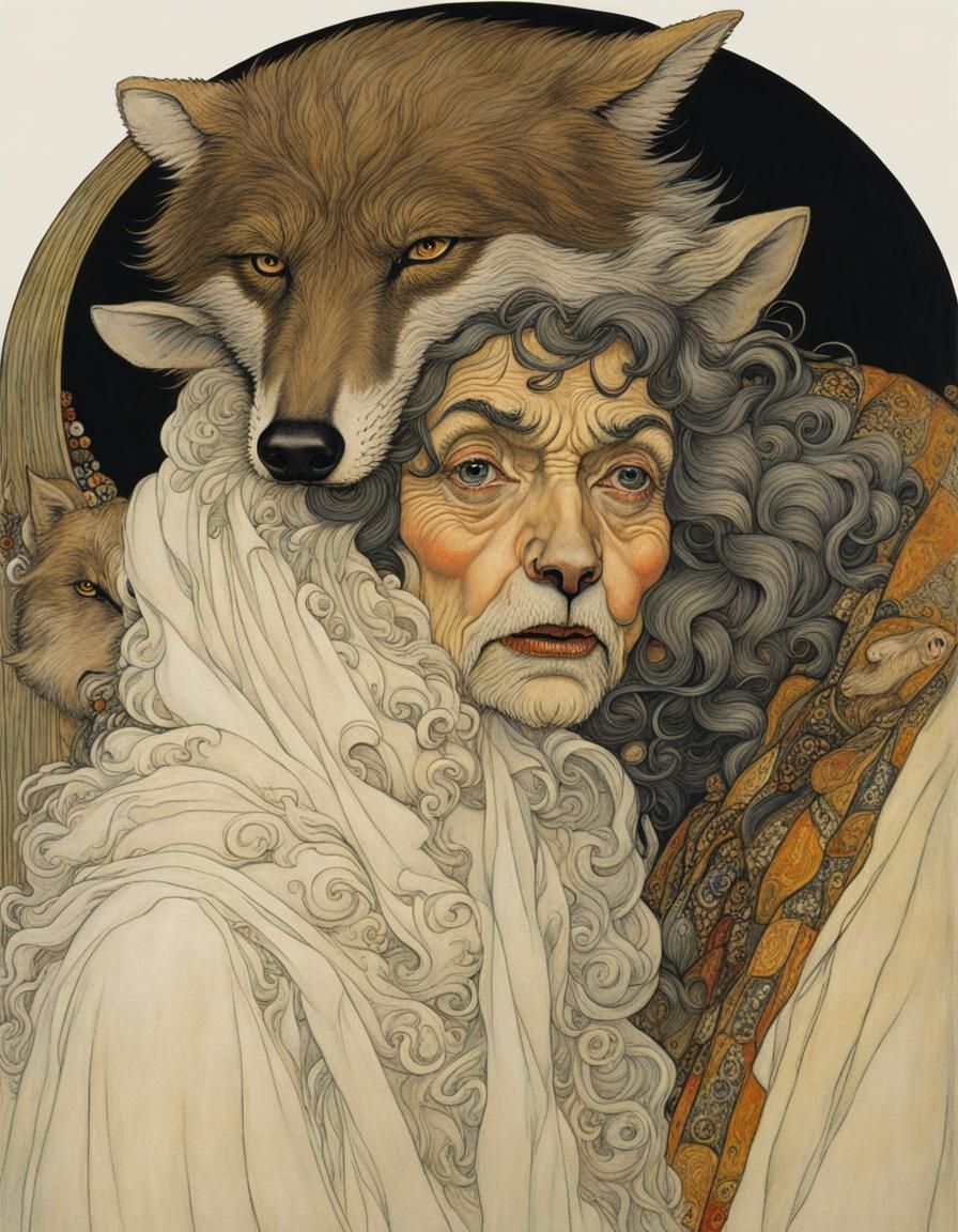 Friday Flop: Big bad wolf devouring grandmother