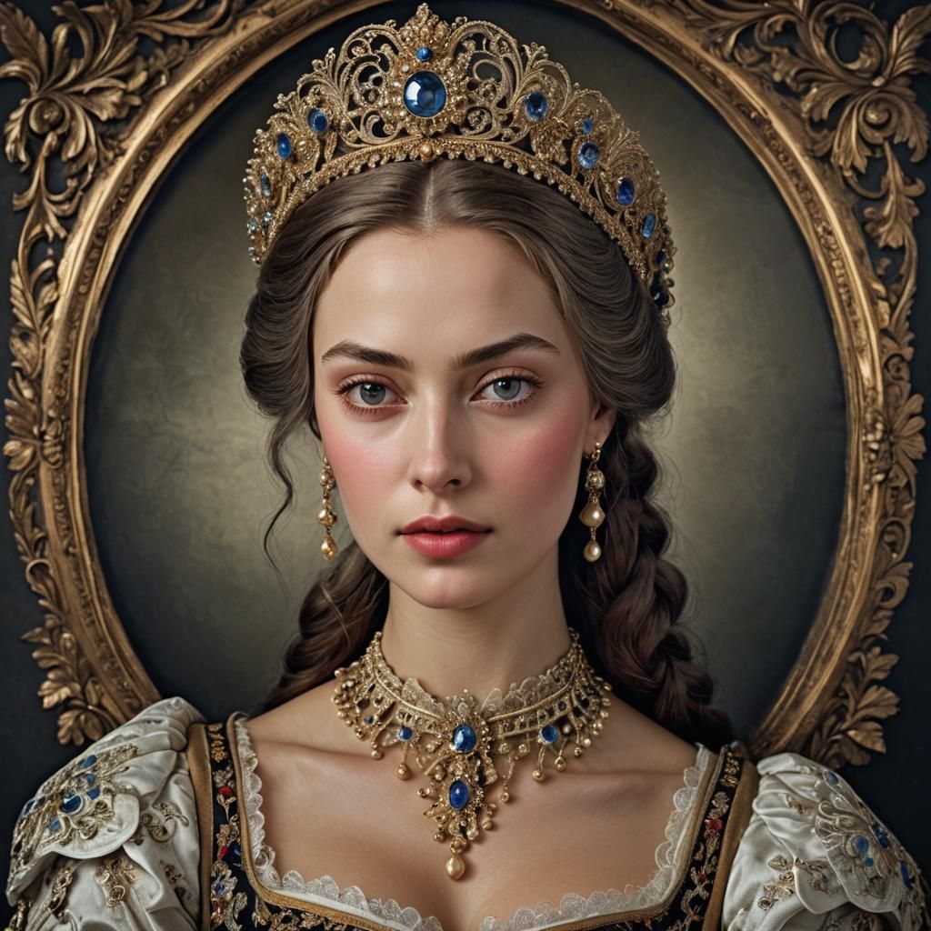 18th Century Russian Princess Portrait in HDR