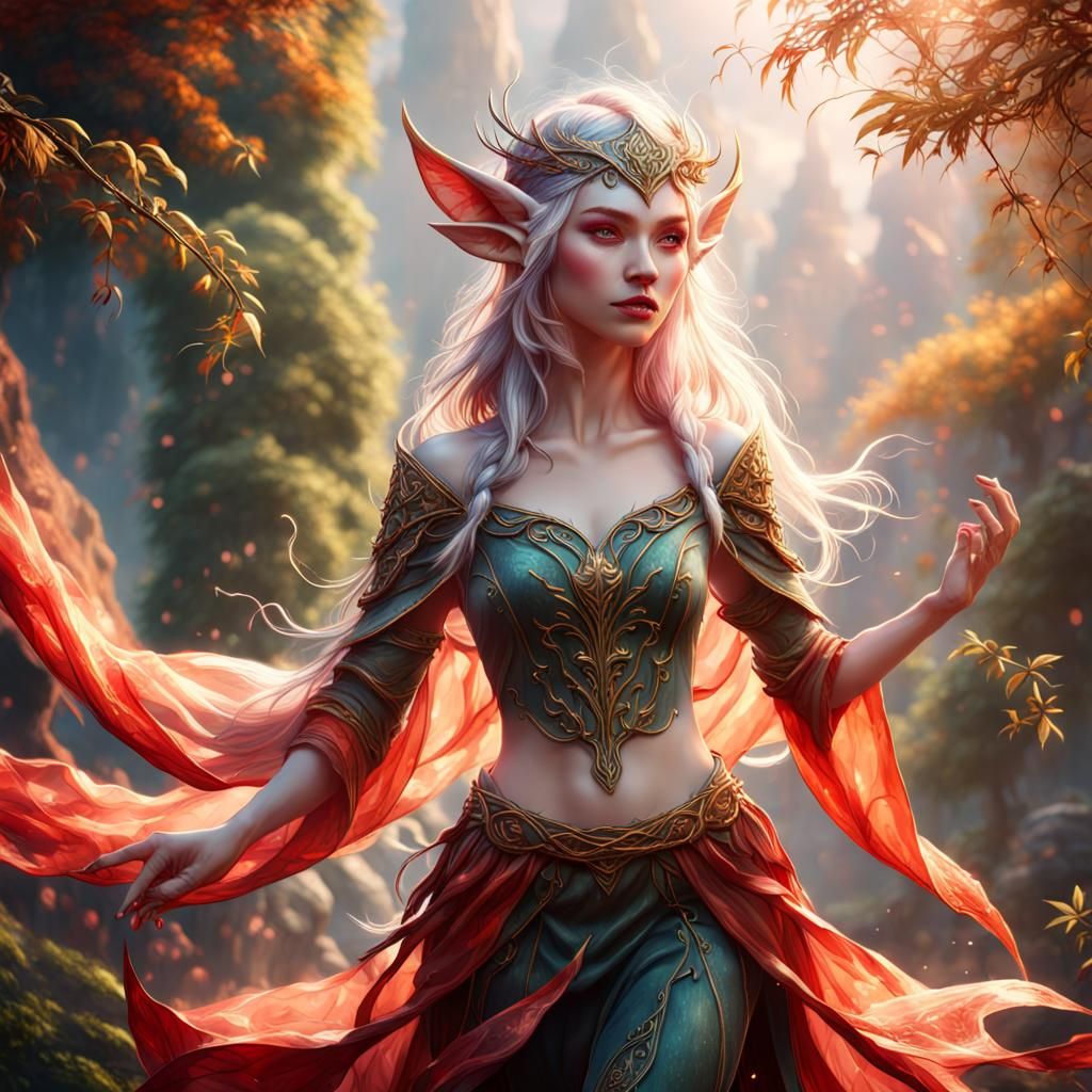 Dancing Elven Vixen of Heavenly Bamboo