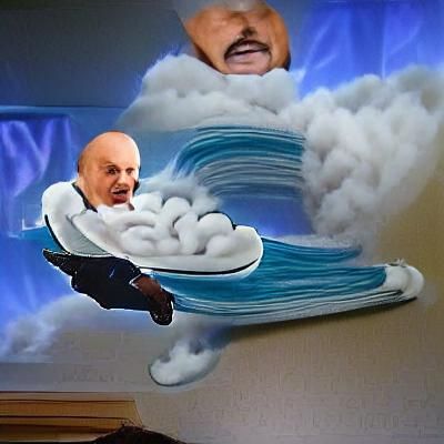 Ethereal Cloudscape Dreamscape: AI Generated Image