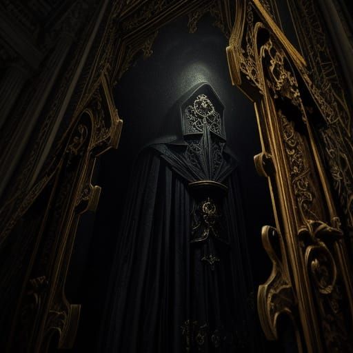 Vampire's Tomb with Camomiles in Baroque Style