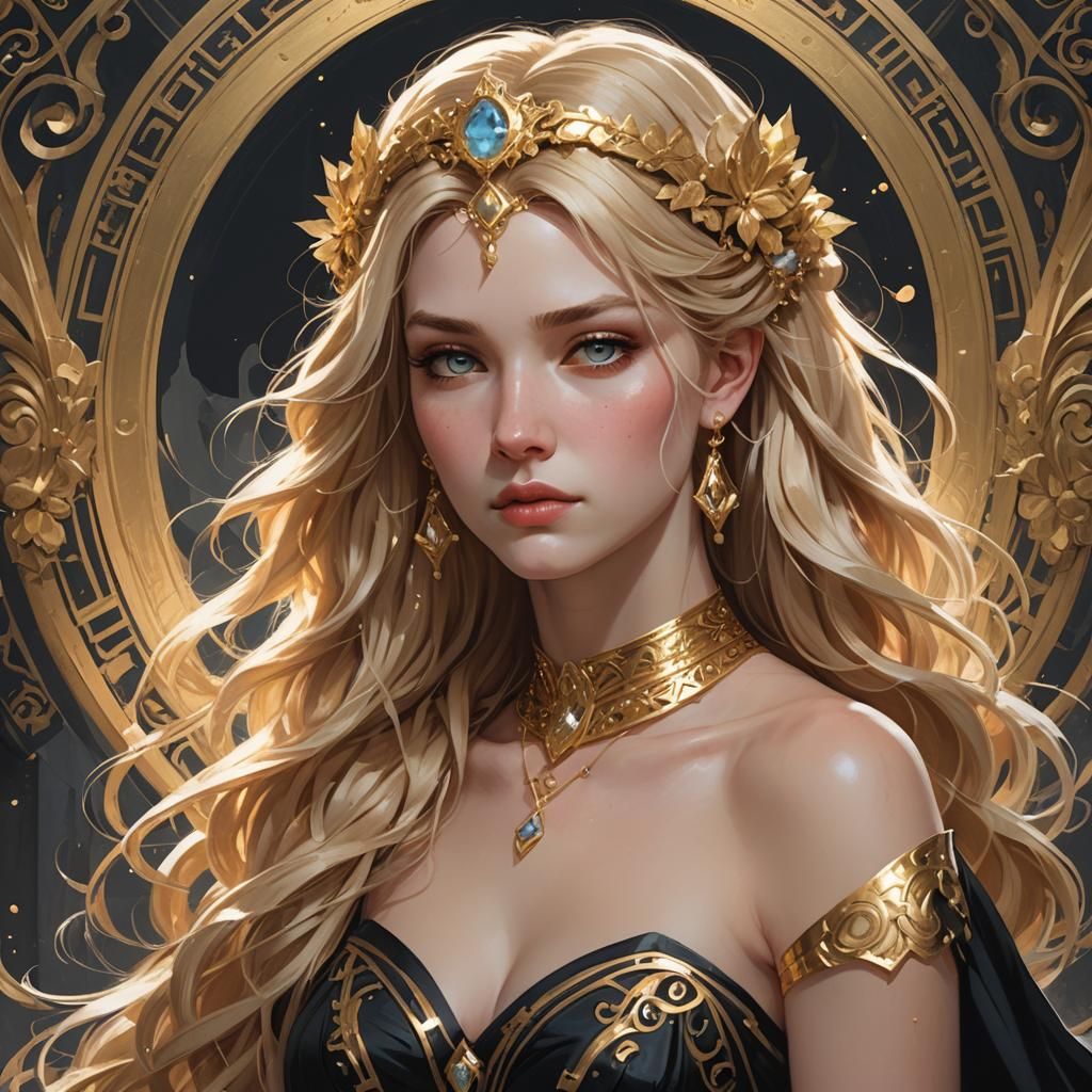 Persephone the goddess of spring and death -Duality