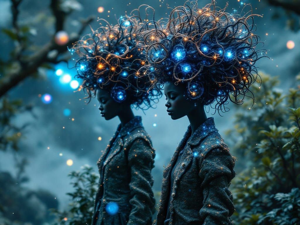 Tweed Tardigrade Up-Do Clothed in Fabric of the Universe