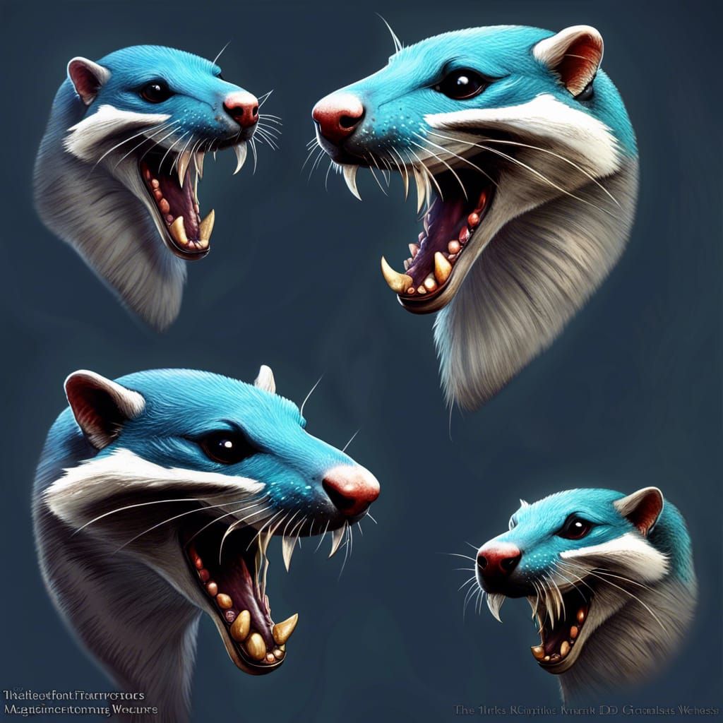 Hyper Weasel in Magnificent Fantasy Artwork