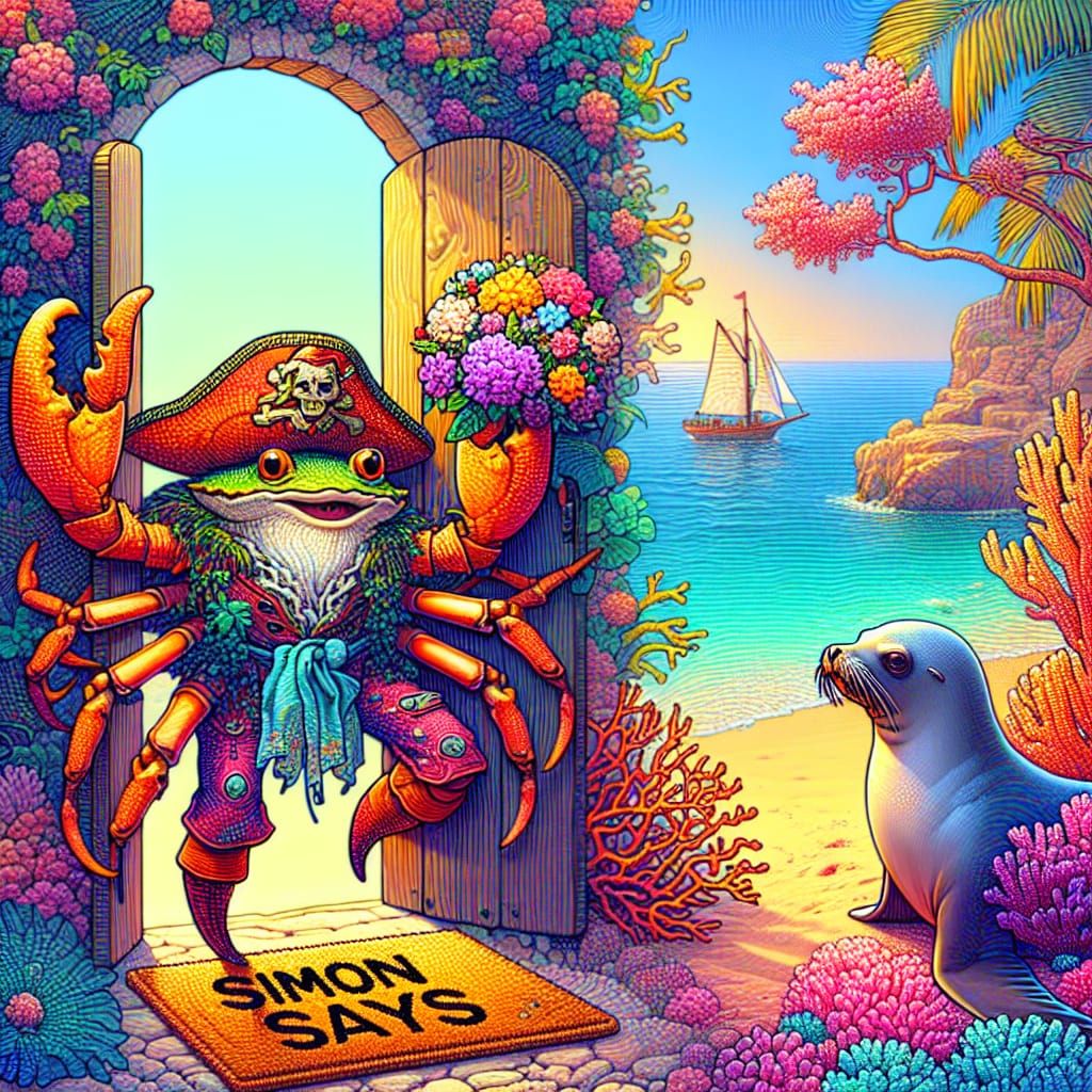 Pirate Crab and Seal Discover Coastal Portal