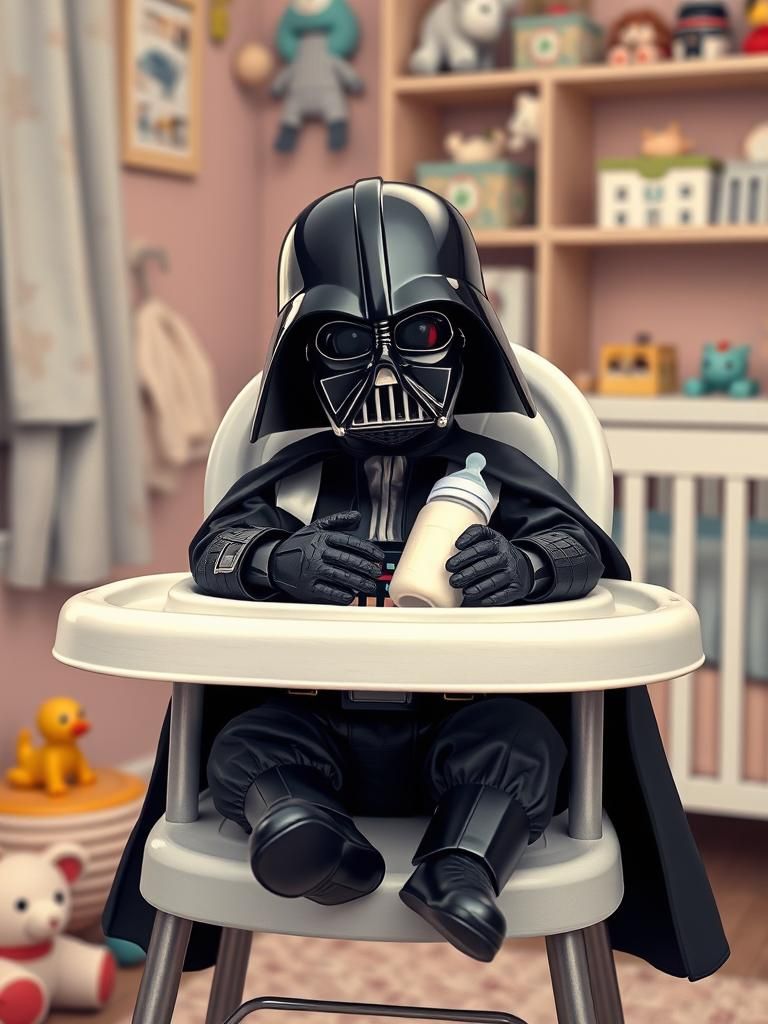 Darth Vader as Baby: Dark Side Nursery