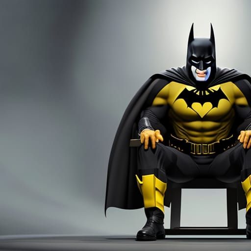 Batman Unmasked: Chess in the Batcave, Digital Art