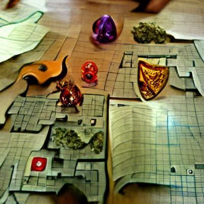 Fantasy Dungeons & Dragons Scene