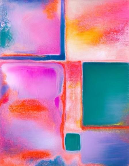 Surreal River of Time: Abstract Digital Art