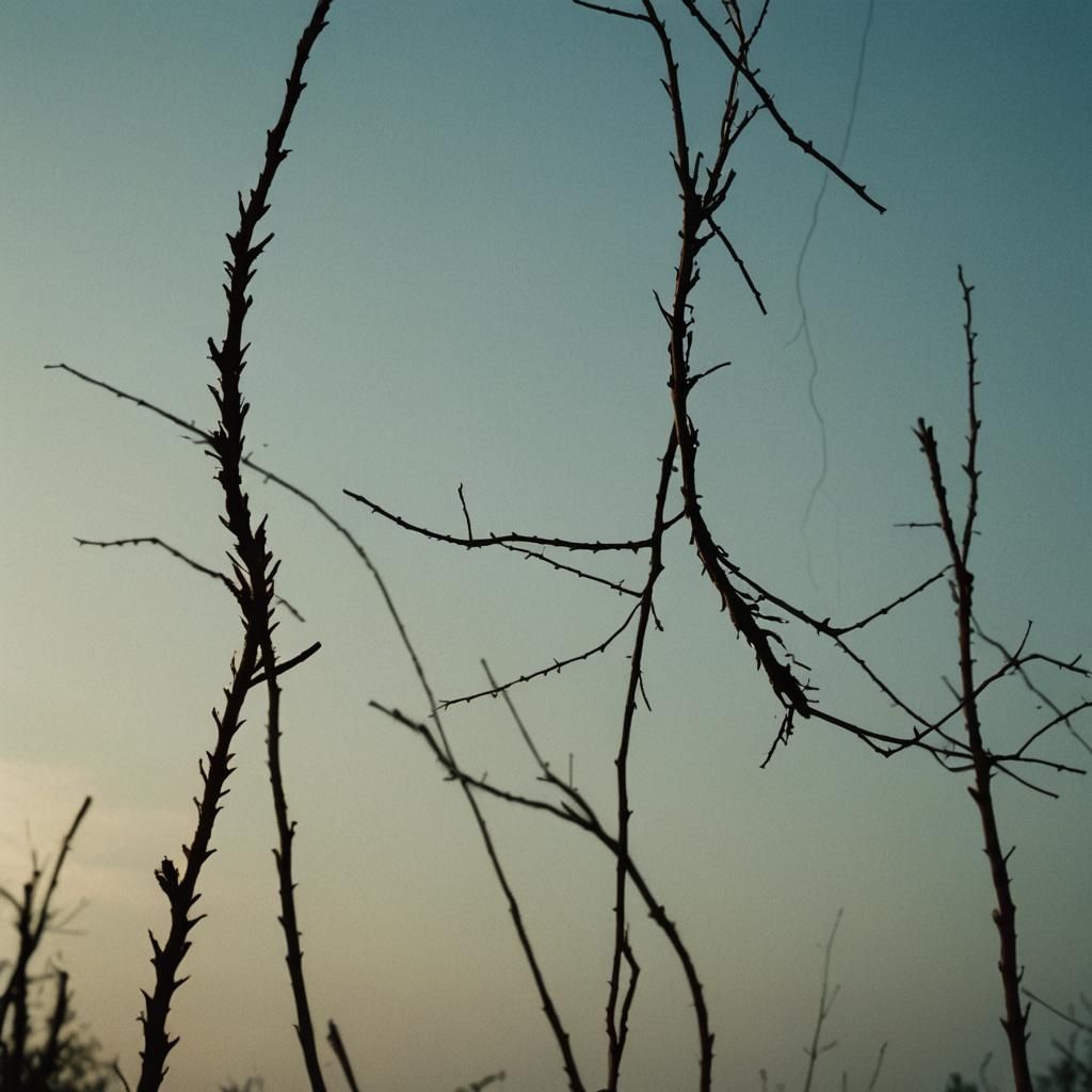 Dramatic Cinematic Film Still of Enduring Uncertainty