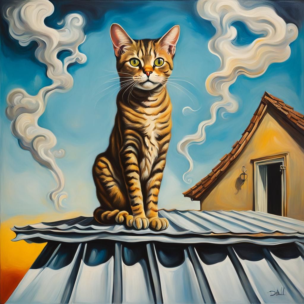 Cat On A Hot Tin Roof