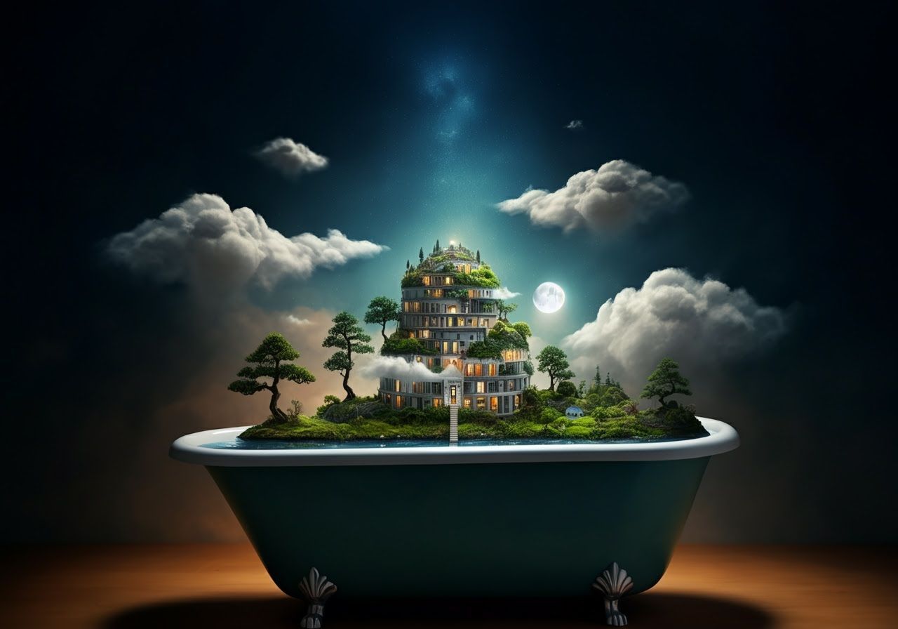 Miniature Noah's Arcology Archipelago