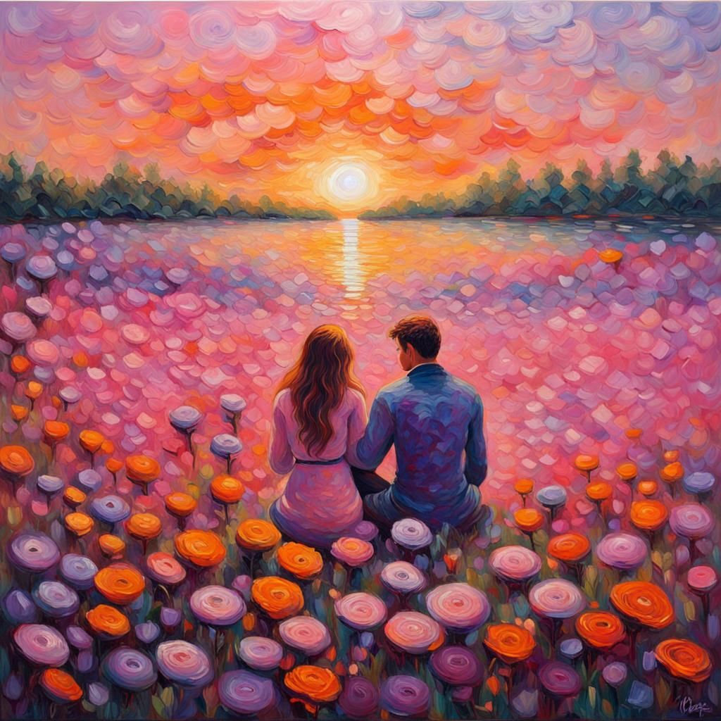 Enjoying each others company under the sun.