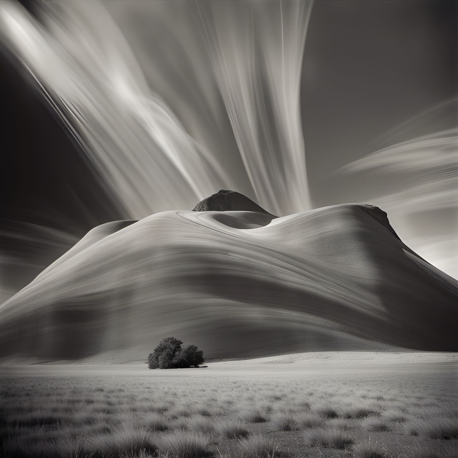 Wheat Whispers Amidst Steel: A Hyperrealist Masterpiece