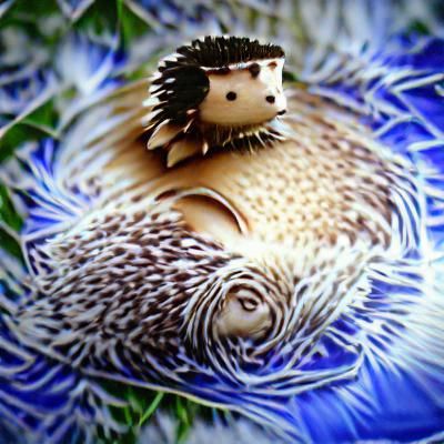 Adorable Hedgehog Portrait