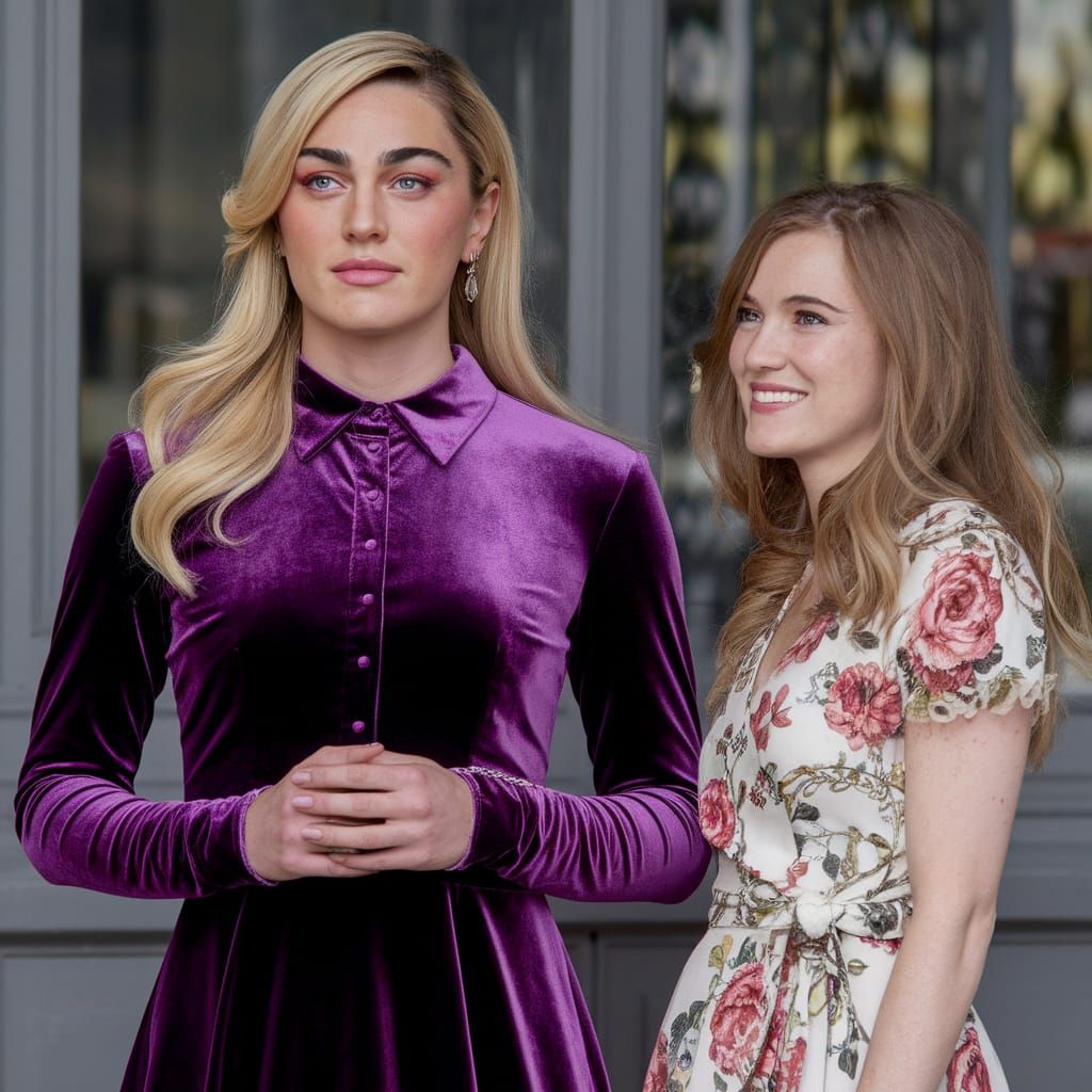 Leonardo DiCaprio Crossdressing in Velvet Dress