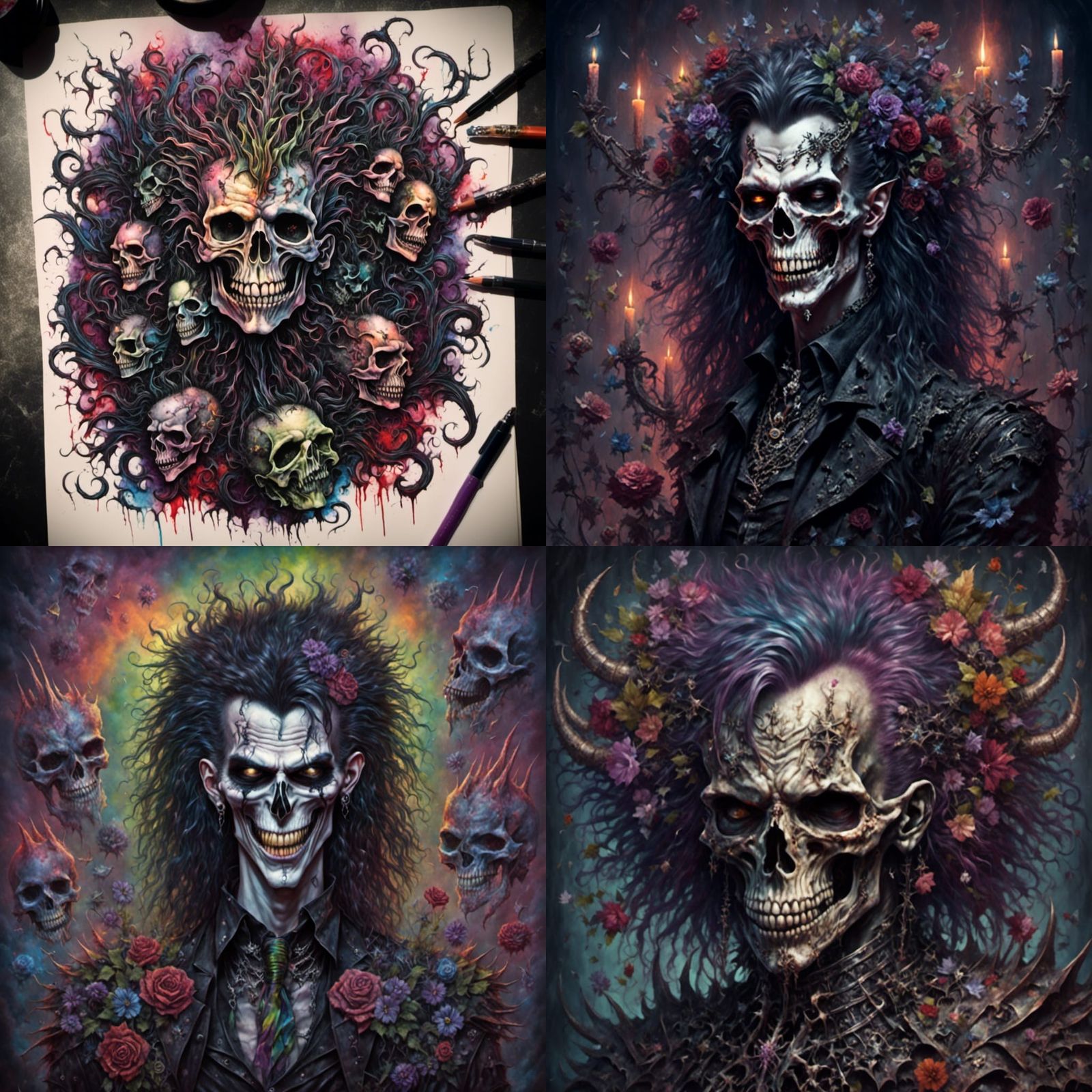 Punk Rock Metal Duck Digital Art