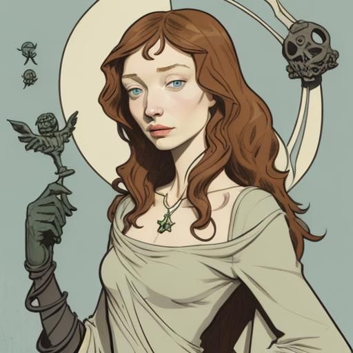 Eleanor Tomlinson Portrait in Comic Book Style