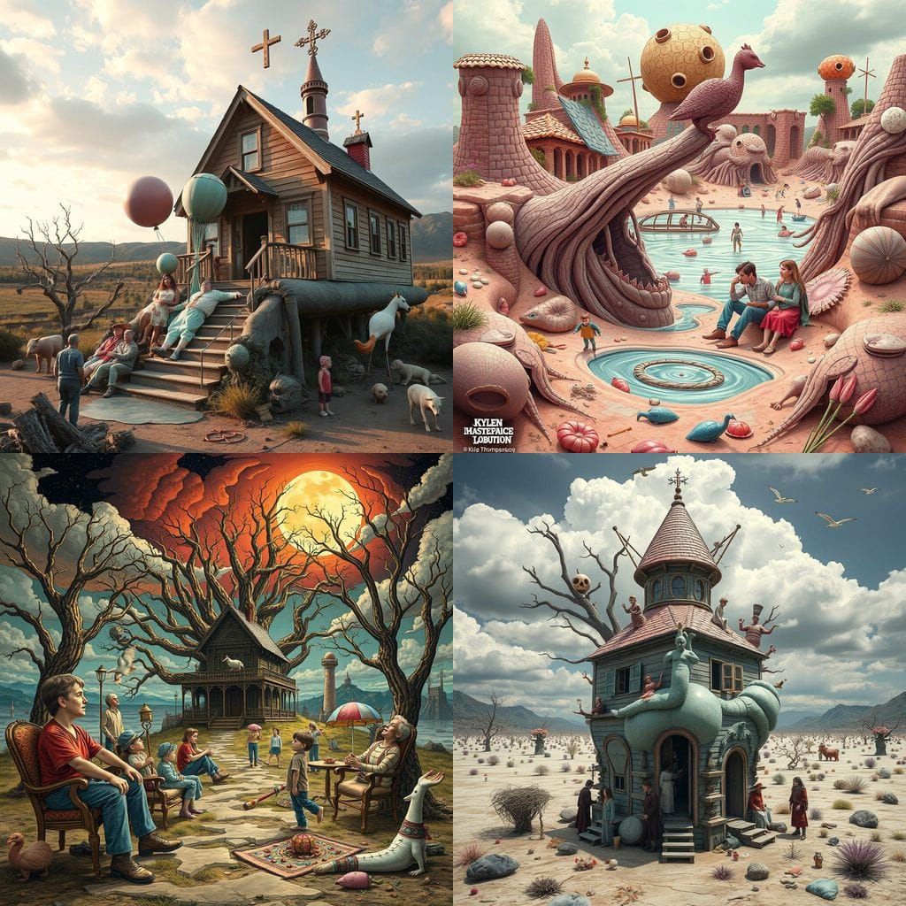 Surreal Whimsy in a Distorted Reality