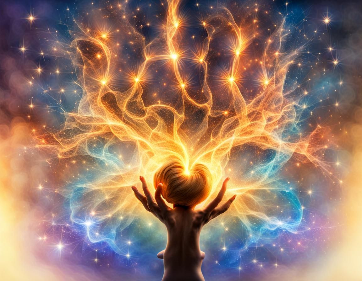 Abstract Spark of Life: Genesis