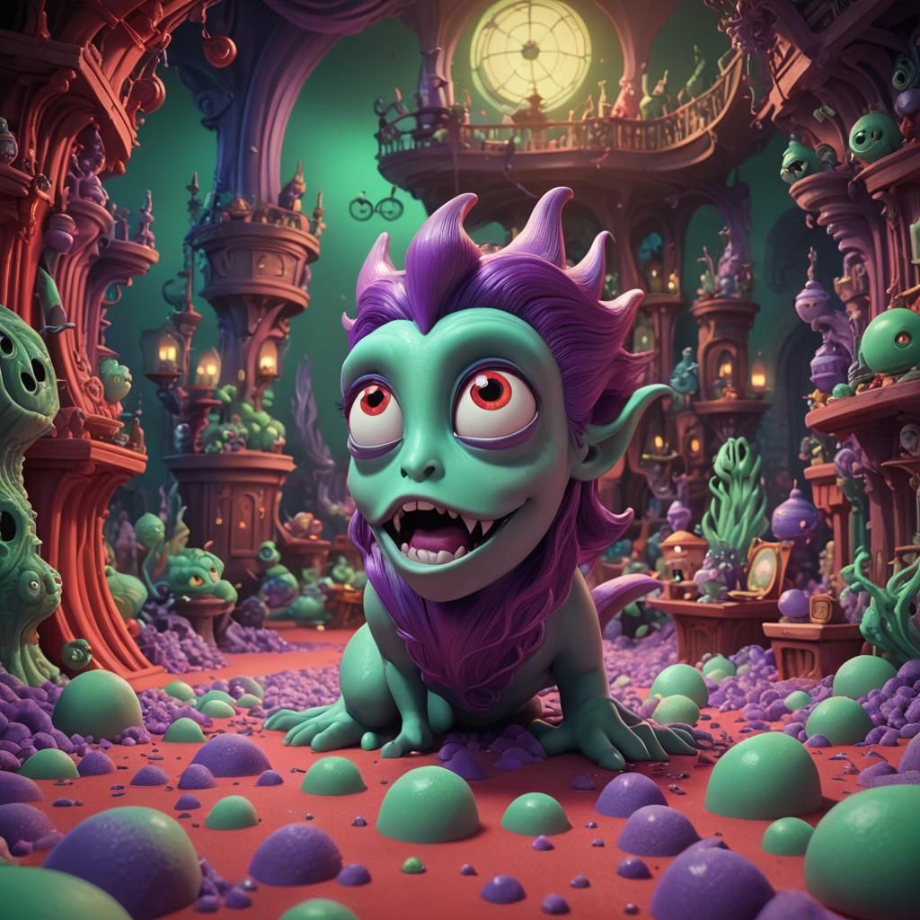 Ursula's Lair: A Disney-Pixar Concept Art