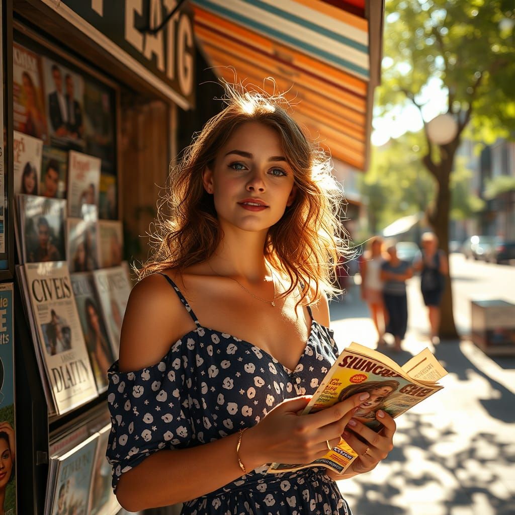 Summer at the Kiosk: Sunlit Magazines