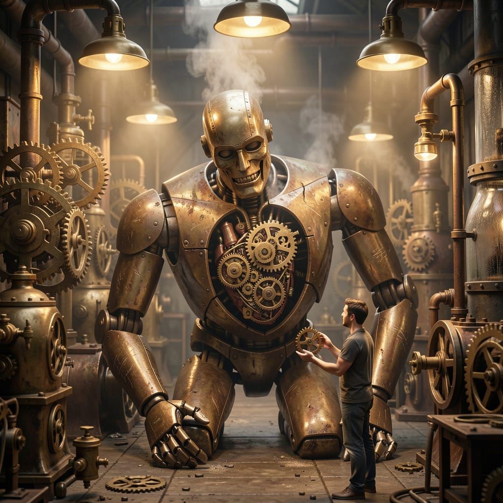 Steampunk Hall: Automaton & Missing Gear