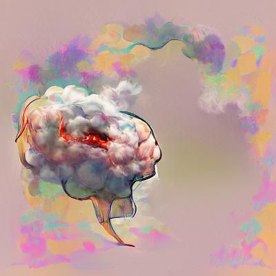 AI Generated Image of Brain Fog