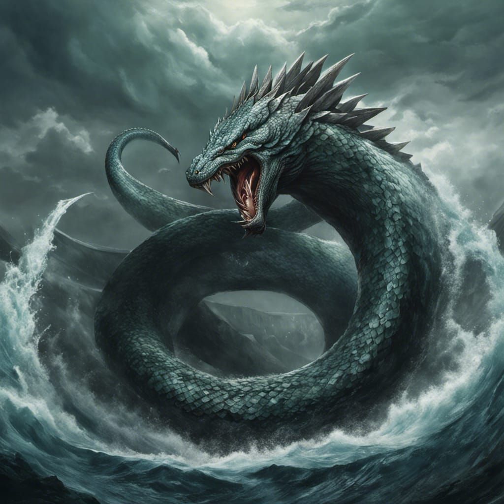 Horrific Jormungandr: The World Serpent