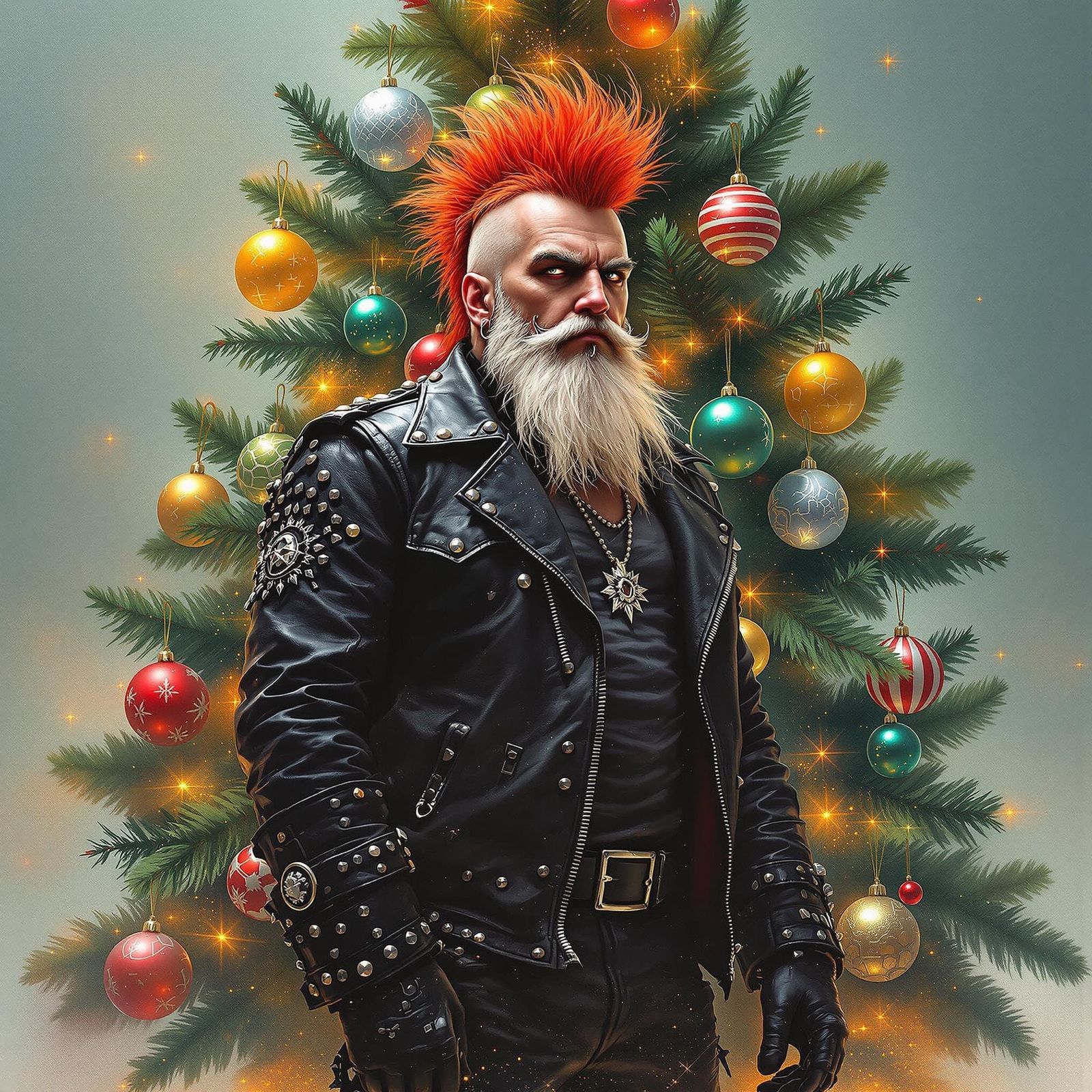 Punk Rock Santa Claus Disrupts the Holidays