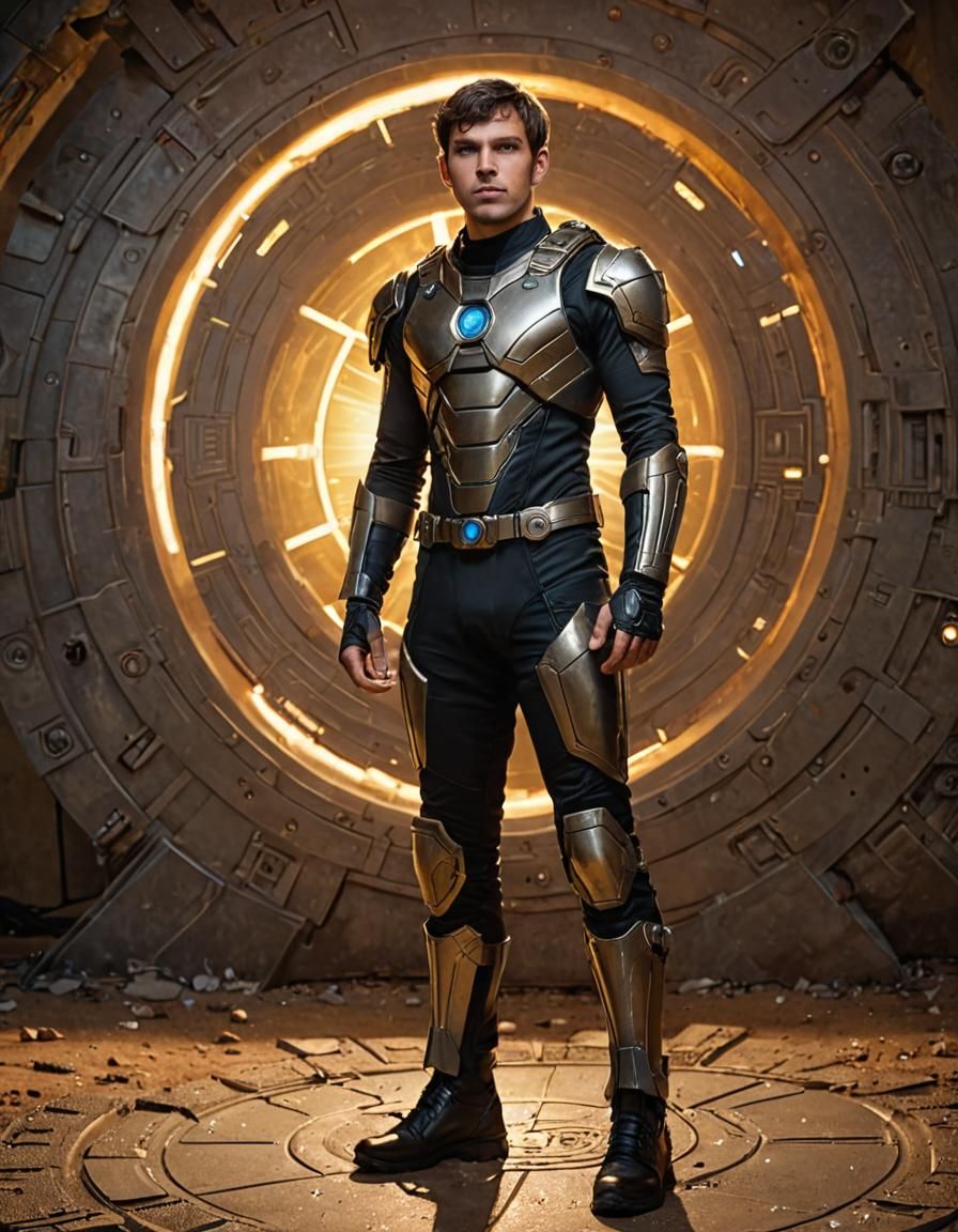 Stargate Universe Cosplay in Sci-Fi Setting