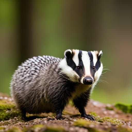 Badgers and Mushroom: Professional Natural Photography