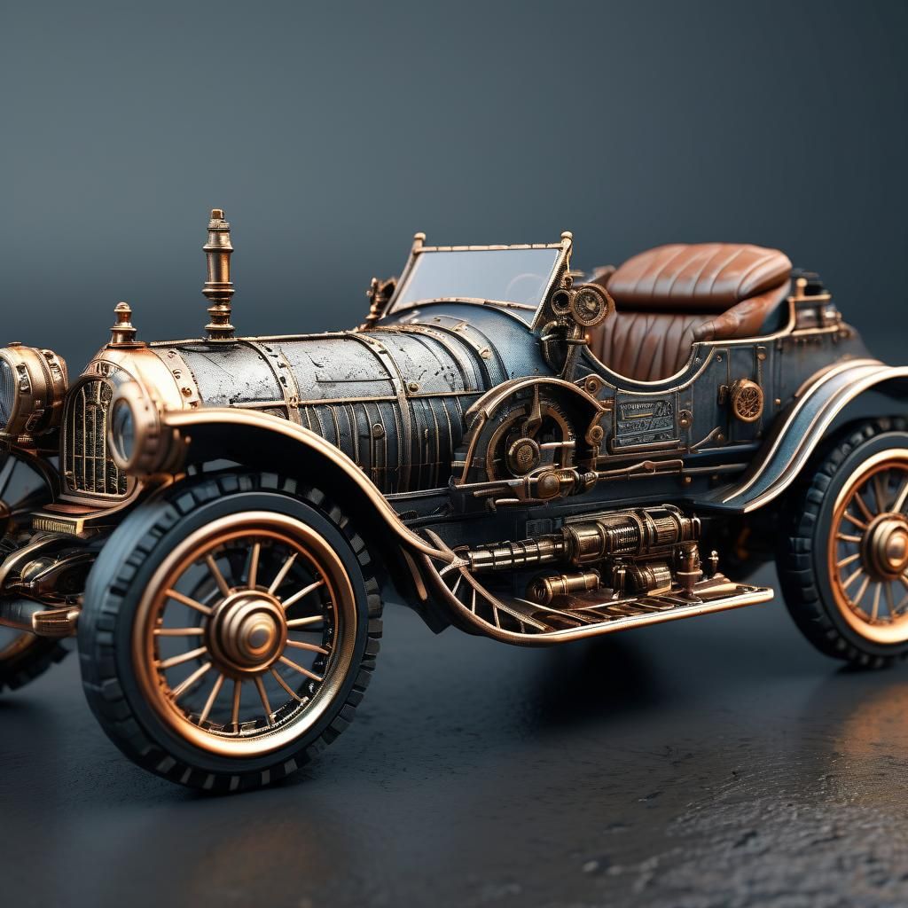 Steampunk Model Car 2