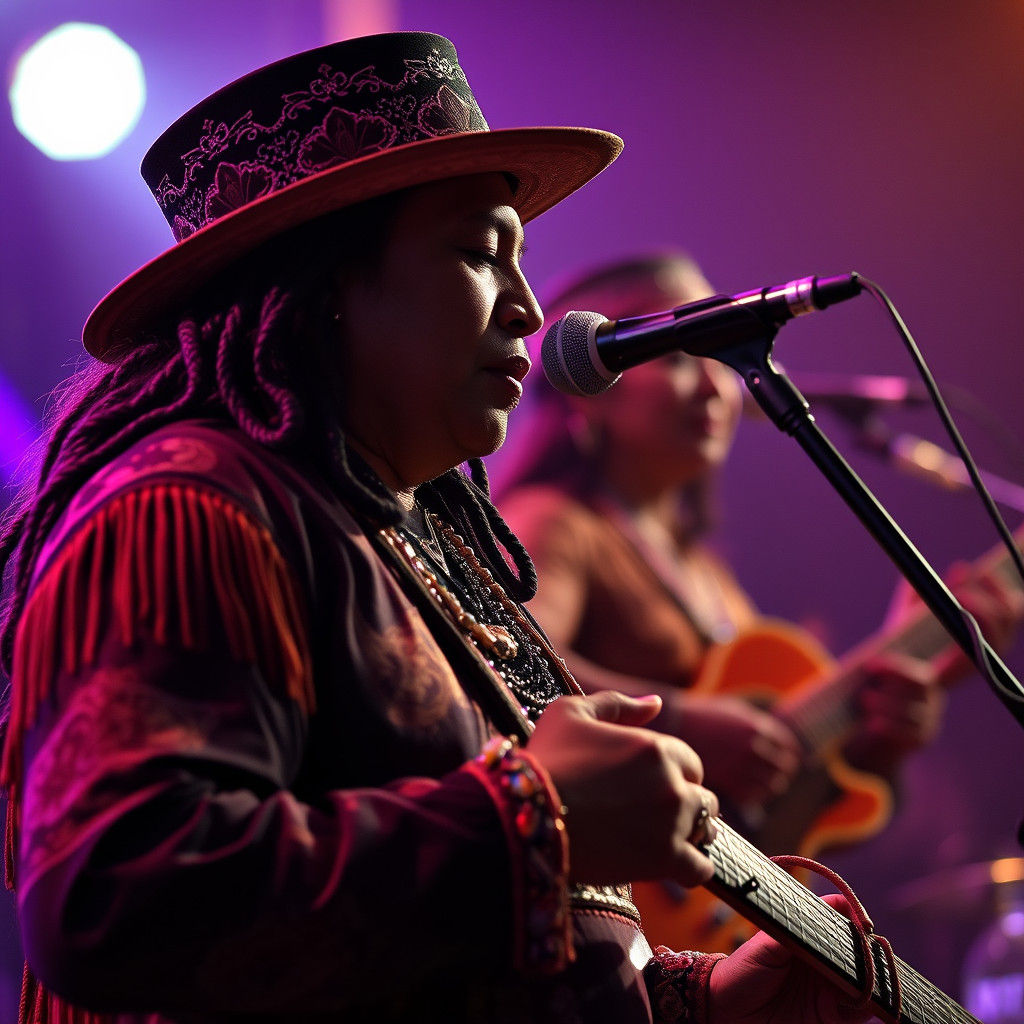 Hyperrealistic Image Inspired by Santana's Jingo