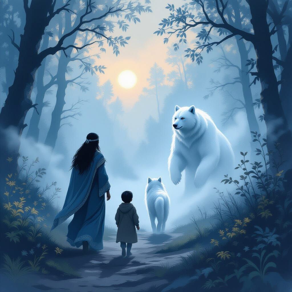 Tribal Ritual and Spirit Transformation into Forest Animals