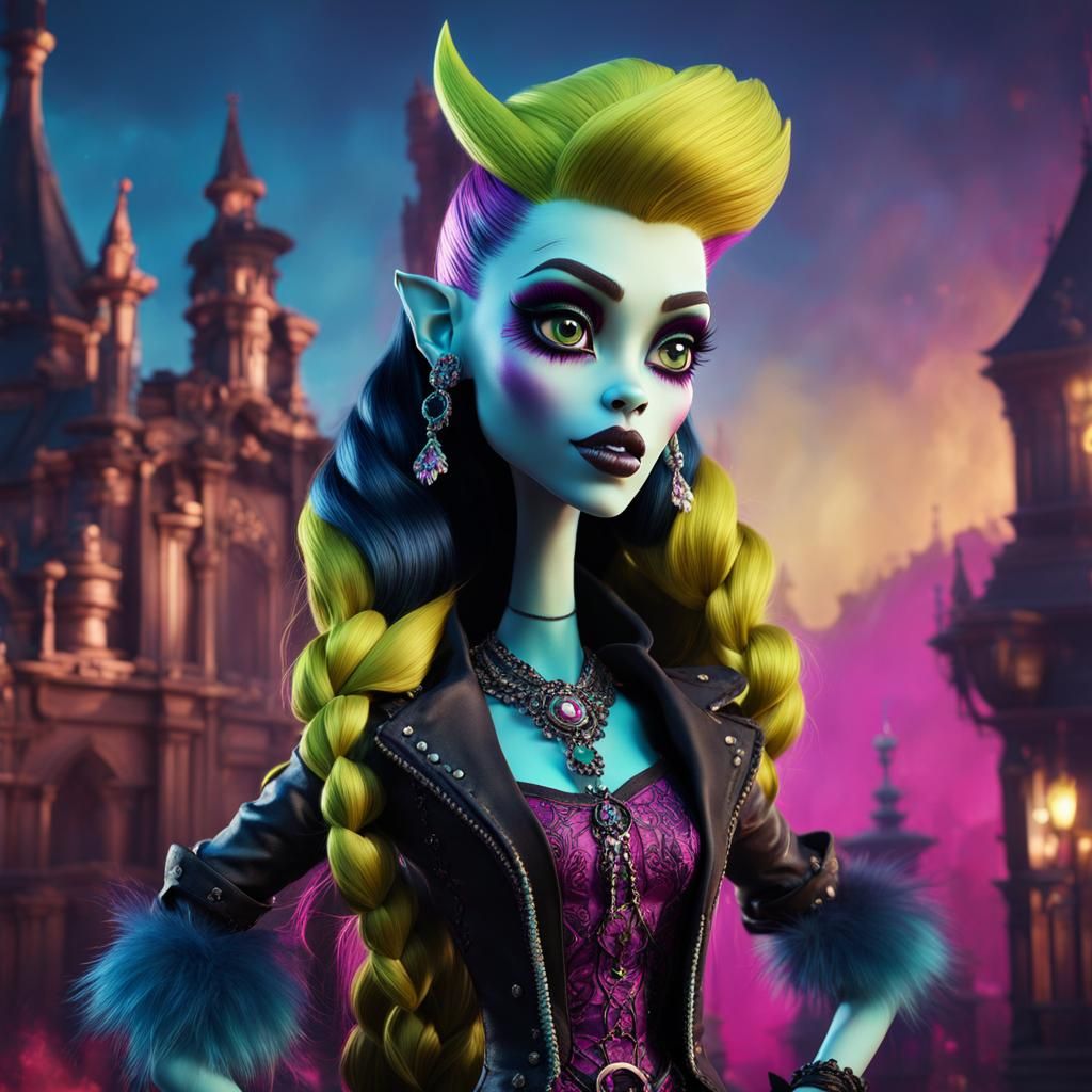 Monster High Style Lurch Doll: Detailed Matte Painting