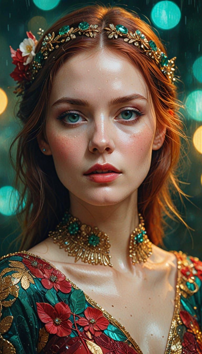 Katarina Claes: High-Fashion Gemstone Portrait