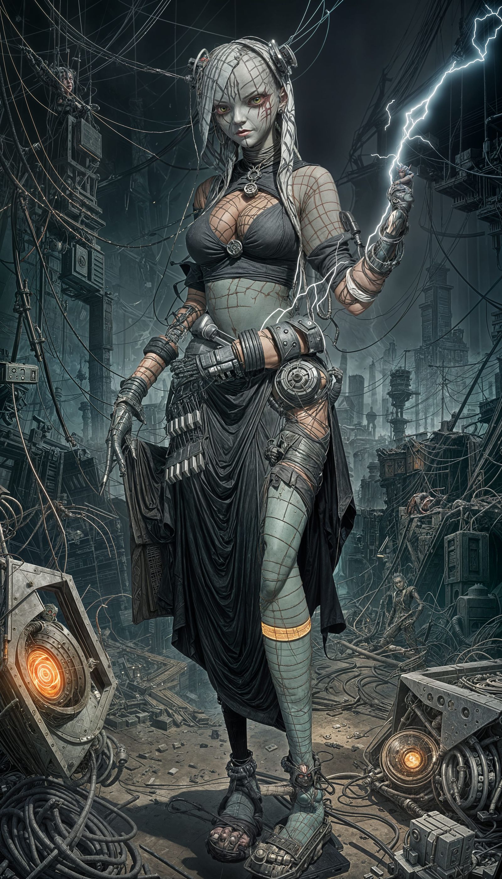 Monster Ahsoka as Steampunk Frankenstein