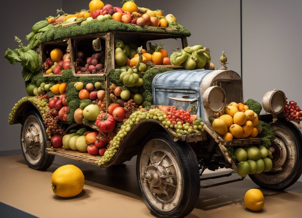 Veggie fruit car