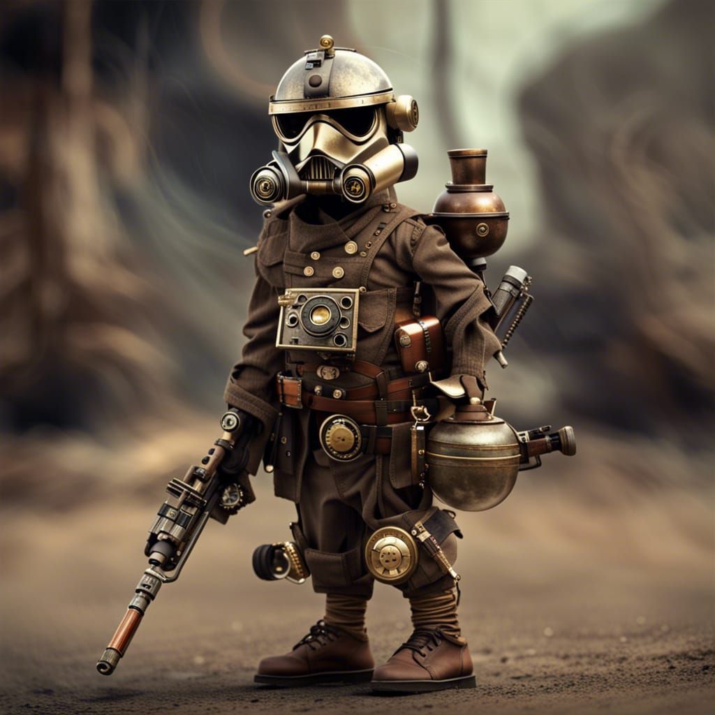 Steampunk Soldier in Star Wars Universe