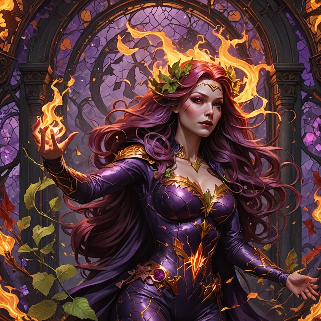 Intense Magic Battle: Scarlet Witch vs Poison Ivy