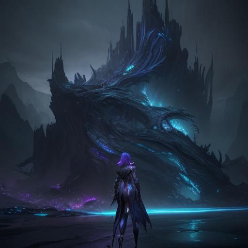 Fantastical Matte Painting with Intricate Details