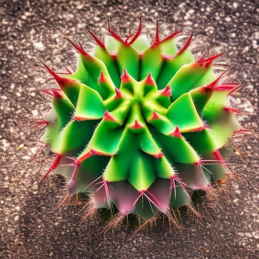 Flowering Cactus in Natural Light: Professional Photography