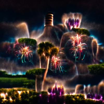 Spectacular Fireworks Display